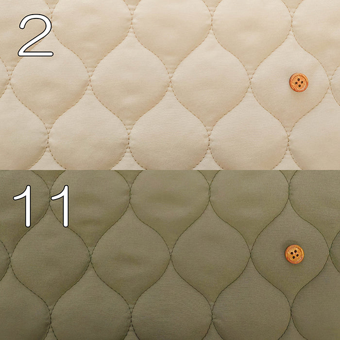 Peach Finish Nylon Quilted Fabric - Plain - nomura tailor