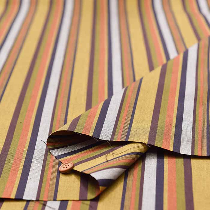 Mikawa cotton fabric Stripe - nomura tailor