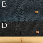 Cotton Ripple Printed Fabric - Sashiko-style Hitomezashi - nomura tailor