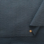 Cotton Ripple Printed Fabric - Sashiko-style Hitomezashi - nomura tailor