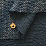 Cotton Ripple Printed Fabric - Sashiko-style Hitomezashi - nomura tailor
