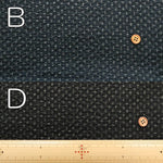 Cotton Ripple Printed Fabric - Sashiko-style Cross - nomura tailor