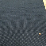 Cotton Ripple Printed Fabric - Sashiko-style Cross - nomura tailor