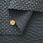Cotton Ripple Printed Fabric - Sashiko-style Cross - nomura tailor