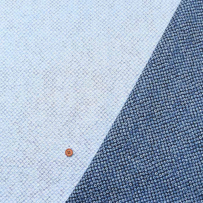 Cotton poplin ripple print fabric Deer tie style - nomura tailor