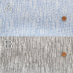 Cotton Ripple Printed Fabric - Wavy Stripe - nomura tailor