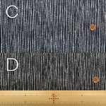 Cotton Ripple Printed Fabric - Wavy Stripe - nomura tailor