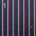 Cotton W Hoddy Dyeing Fabric London Stripe - nomura tailor