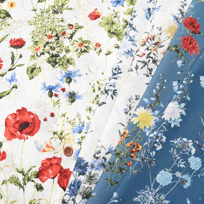 Cotton ski appintite fabric Country Floral Collection - nomura tailor