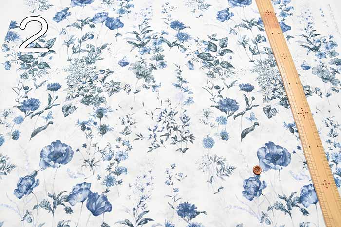 Cotton ski appintite fabric Country Floral Collection - nomura tailor