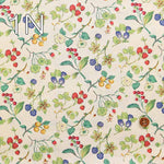 Cotton Scare Printed Fabric Mixed Berry - nomura tailor