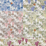 Cotton Squerprint Fabric Grapes - nomura tailor