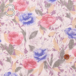 Cotton Scare Printed Fabric Art Flower - nomura tailor