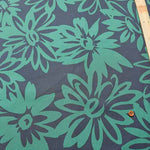 Cotton Scare Printed Fabric Bicolor Chic Flower - nomura tailor