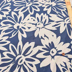 Cotton Scare Printed Fabric Bicolor Chic Flower - nomura tailor