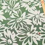 Cotton Scare Printed Fabric Bicolor Chic Flower - nomura tailor