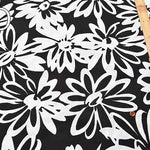 Cotton Scare Printed Fabric Bicolor Chic Flower - nomura tailor