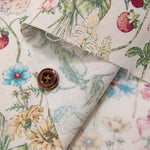 Cotton sketch apint dough flower botanical - nomura tailor