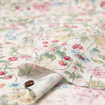 Cotton sketch apint dough flower botanical - nomura tailor