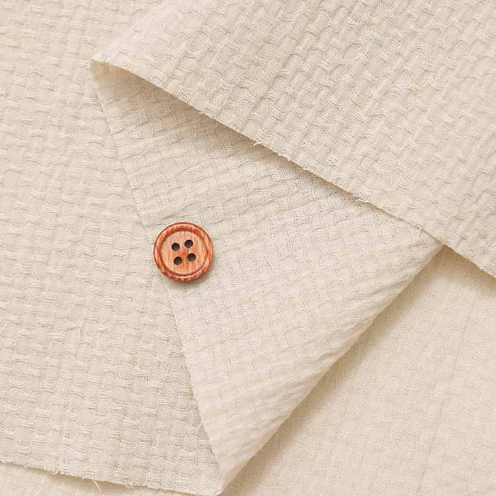 Cotton waffle fabric Solid colour - nomura tailor