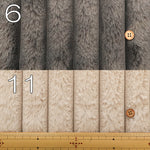 Polyester Stripe Fur Fabric - Plain - nomura tailor
