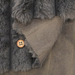 Polyester Stripe Fur Fabric - Plain - nomura tailor
