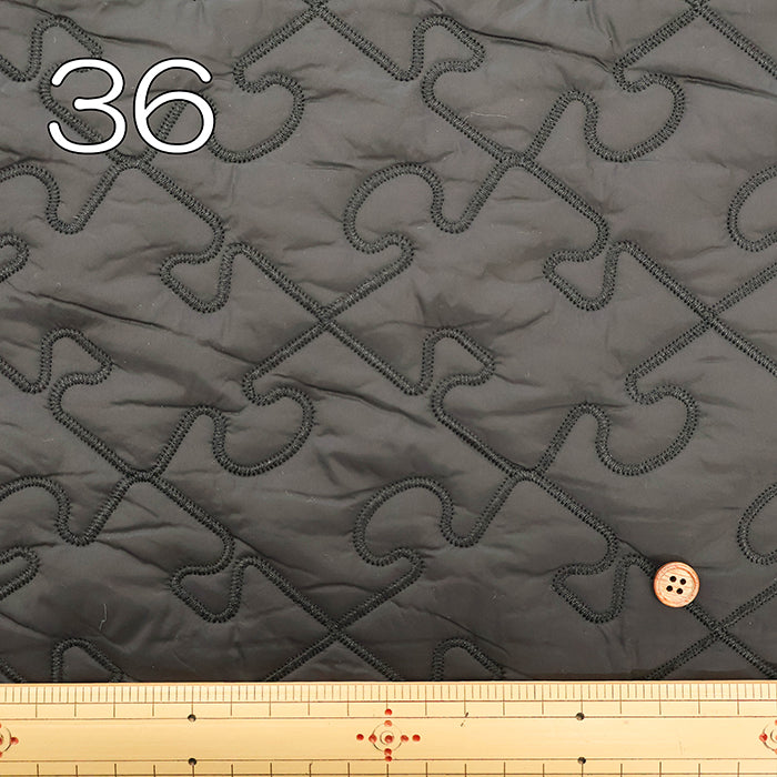 Nylon Quilted Fabric - Puzzle - nomura tailor