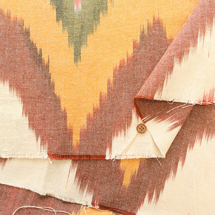 Made in India Cotton Kasuri Dobby Fabric - nomura tailor