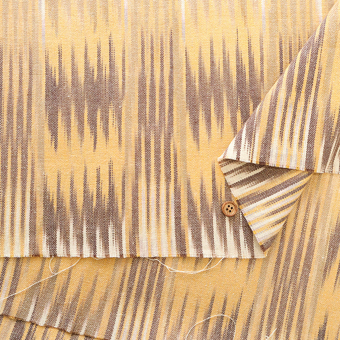 Made in India Cotton Kasuri Dobby Fabric - nomura tailor