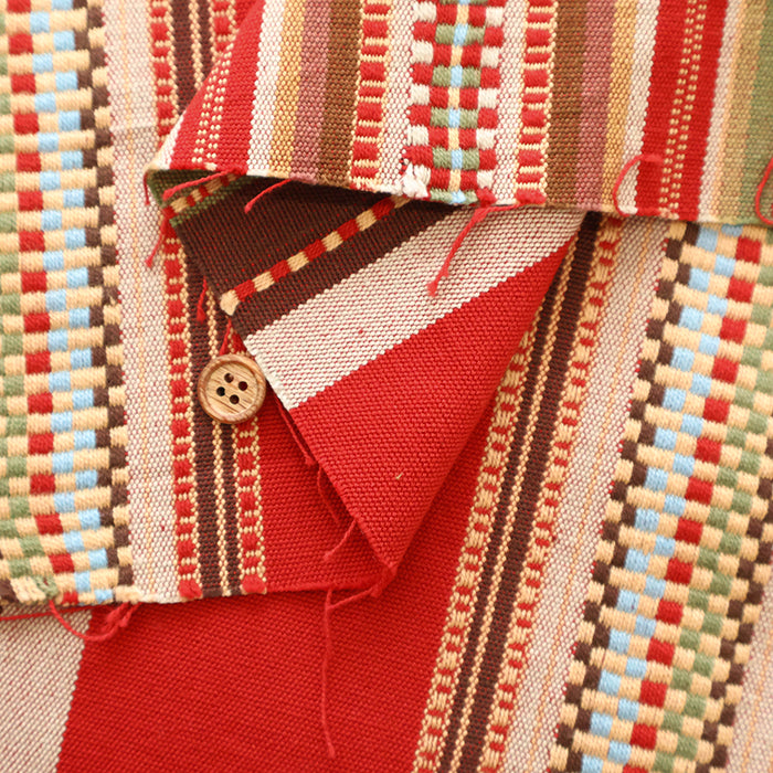 Made in India Cotton India Dobby Fabric - nomura tailor