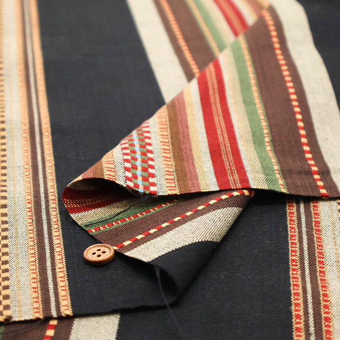 Made in India Cotton India Dobby Fabric - nomura tailor