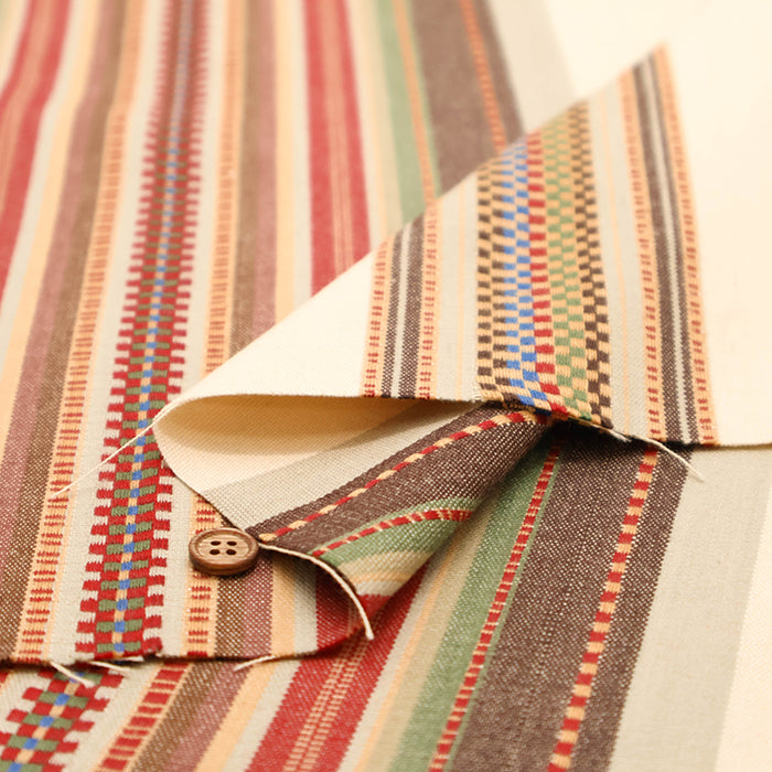 Made in India Cotton India Dobby Fabric - nomura tailor