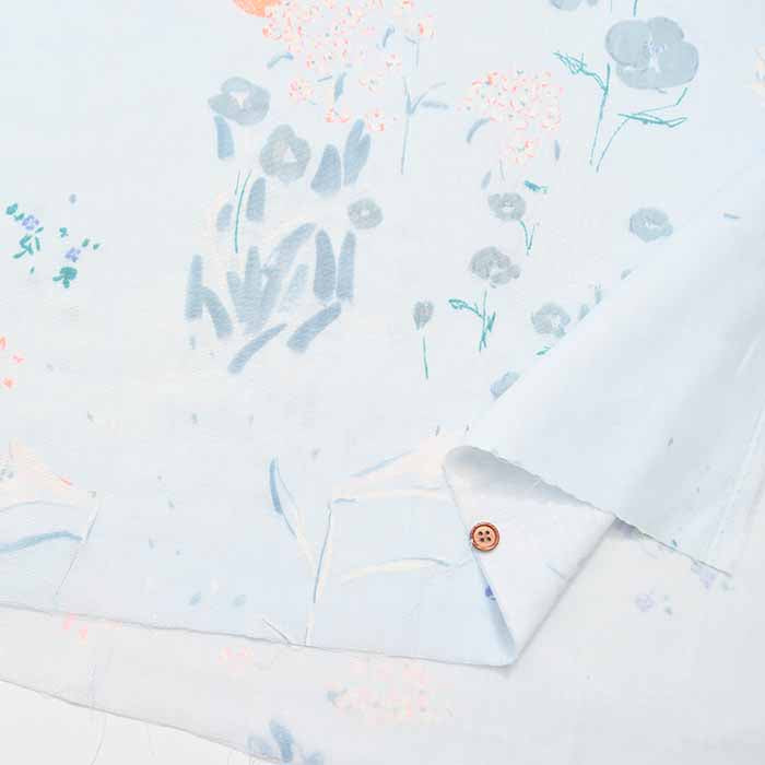 Cotton organic double gauze printed fabric nani-IRO PAL - nomura tailor