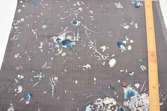 Cotton organic double gauze printed fabric nani-IRO ENCOUNTER - nomura tailor