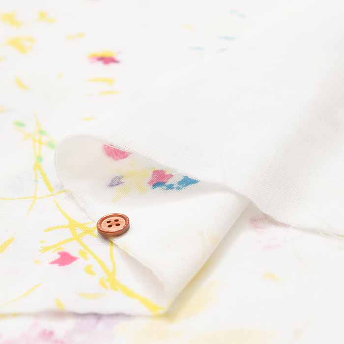 Cotton organic double gauze printed fabric nani-IRO ENCOUNTER - nomura tailor