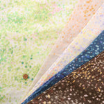 nani-IRO Cotton Wadding Double Gauze Printed Fabric - water fall - nomura tailor