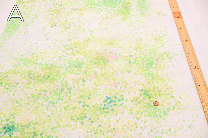 nani-IRO Cotton Wadding Double Gauze Printed Fabric - water fall - nomura tailor