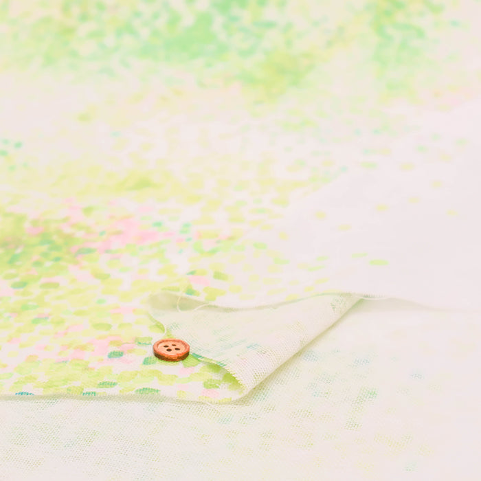 nani-IRO Cotton Wadding Double Gauze Printed Fabric - water fall - nomura tailor