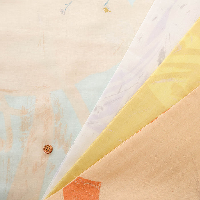 nani-IRO Organic Cotton Double Gauze Printed Fabric - sanga - nomura tailor