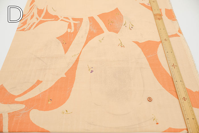 nani-IRO Organic Cotton Double Gauze Printed Fabric - sanga - nomura tailor