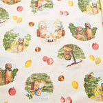 C/L canvas print fabric Nekono Textile "Hohkamuru Hibi - nomura tailor