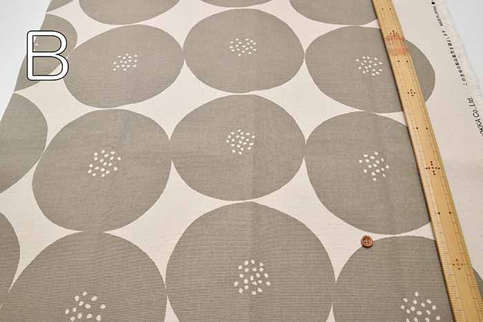 No. 9.5 canvas print fabric Muddy Works Anpan - nomura tailor