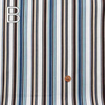 Cotton shirt corduroy fabric multi -stripe - nomura tailor