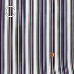 Cotton shirt corduroy fabric multi -stripe - nomura tailor