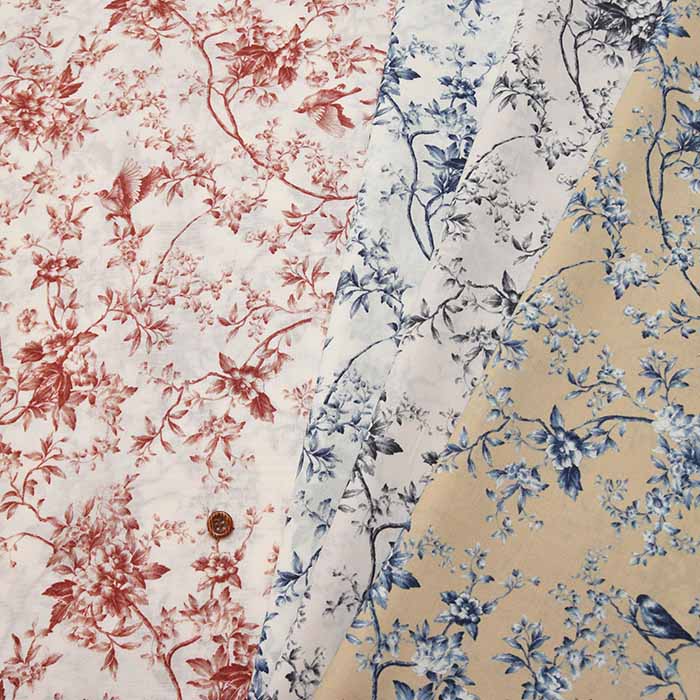 Organic cotton 60 loan print fabric Shinoizuri - nomura tailor