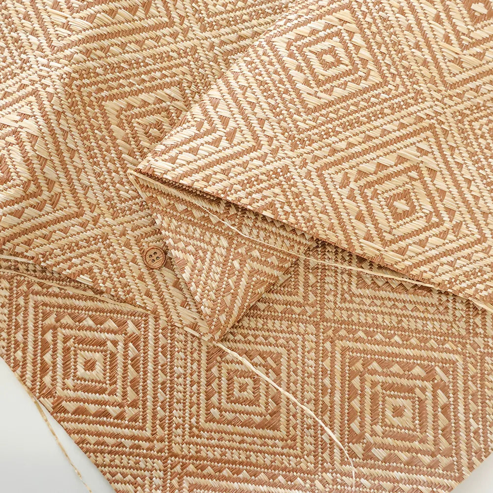 Basket Cross - Tile Pattern - nomura tailor