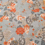 Cotton seating print fabric lion peony pattern - nomura tailor