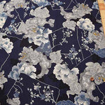 Cotton seating print fabric lion peony pattern - nomura tailor