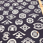 Cotton 10 Canvas Printed Fabric - Family Crest - nomura tailor