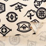 Cotton 10 Canvas Printed Fabric - Family Crest - nomura tailor